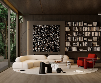 Modern A Living Room-ID:570183991