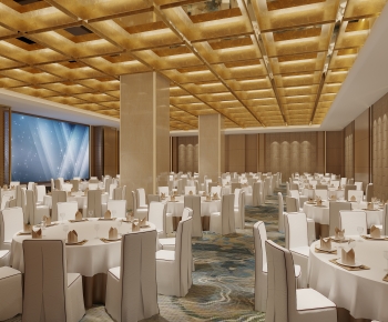 Modern Banquet Hall-ID:684947013