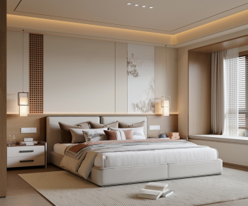 New Chinese Style Bedroom-ID:937051061