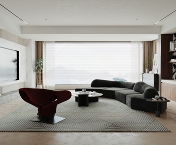 Modern A Living Room-ID:351579909