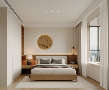 New Chinese Style Bedroom-ID:924799443