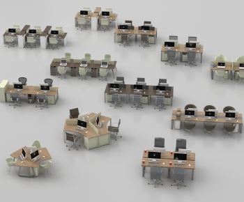 Modern Office Desk And Chair-ID:230560316