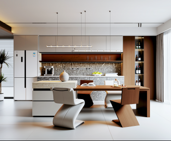 Modern Dining Room-ID:444906007