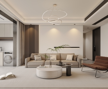 Modern A Living Room-ID:738920936