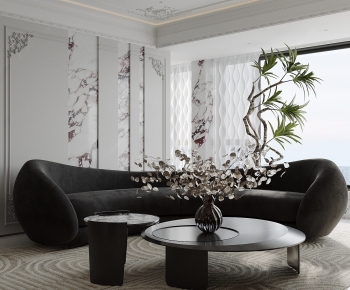 French Style A Living Room-ID:356951005