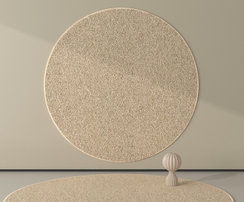 Modern Circular Carpet-ID:820100071