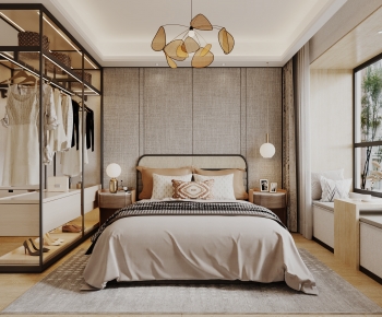 New Chinese Style Bedroom-ID:812856913