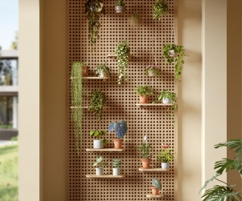 Modern Potted Green Plant-ID:391879087