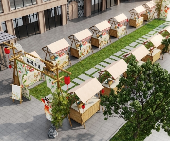 New Chinese Style Commercial Street-ID:778350116