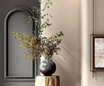 Wabi-sabi Style Aquatic Green Plant-ID:288784038