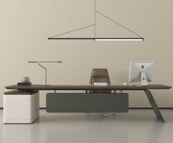 Modern Office Desk And Chair-ID:192568066