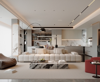 Modern A Living Room-ID:101458073