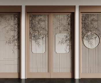 New Chinese Style Double Door-ID:314685115