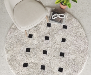 Modern Circular Carpet-ID:902215965