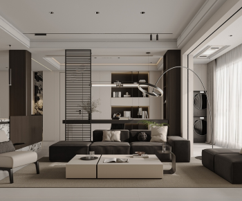 Modern A Living Room-ID:174319986