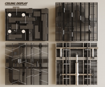 Modern Suspended Ceiling-ID:904320008