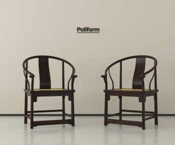 New Chinese Style Lounge Chair-ID:993303064