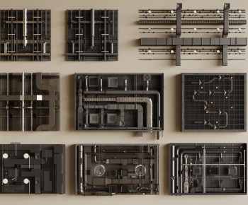 Modern Suspended Ceiling-ID:697951088