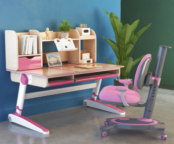 Modern Computer Desk And Chair-ID:233990917