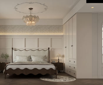 French Style Bedroom-ID:923094993