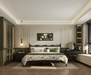 French Style Bedroom-ID:597286947