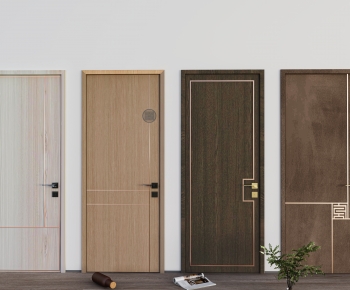 New Chinese Style Single Door-ID:339250614