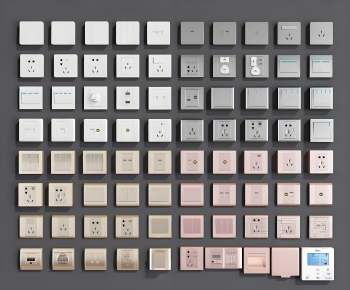 Modern Switch Socket Panel-ID:560817009