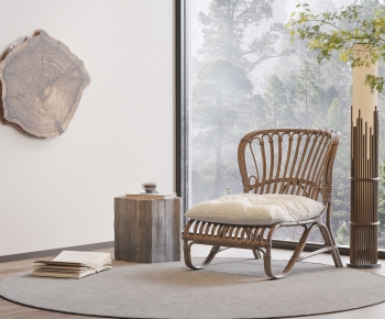 Wabi-sabi Style Lounge Chair-ID:685832024