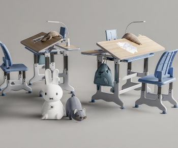 Modern Computer Desk And Chair-ID:647733936