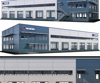 Modern Appearance Of Commercial Building-ID:725373032