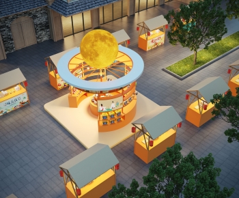 New Chinese Style Commercial Street-ID:441137085