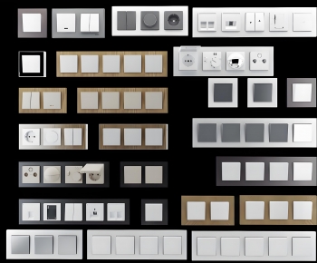 Modern Switch Socket Panel-ID:434123046