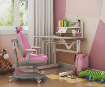 Modern Computer Desk And Chair-ID:806025033