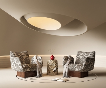 Modern Single Sofa-ID:390459067