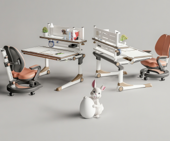 Modern Computer Desk And Chair-ID:971997987