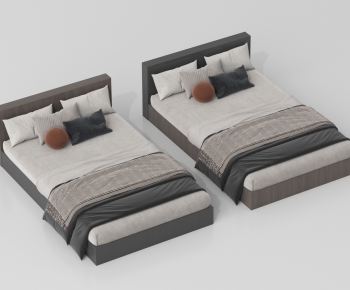Modern Double Bed-ID:229288108