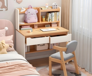 Modern Computer Desk And Chair-ID:492274059