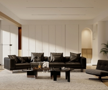 Modern A Living Room-ID:744390014