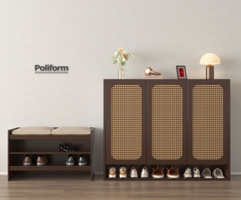 Wabi-sabi Style Shoe Cabinet-ID:104279048