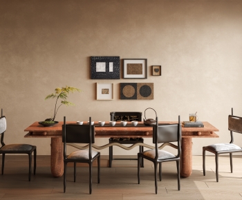 Wabi-sabi Style Tea Tables And Chairs-ID:738620885