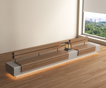 New Chinese Style Communal Chair-ID:355150946