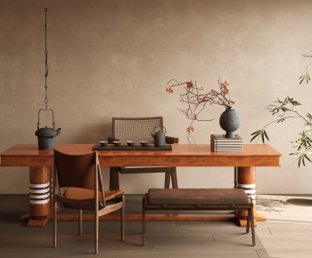 Wabi-sabi Style Tea Tables And Chairs-ID:356597902