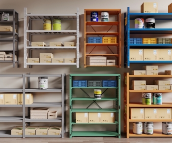 Modern Supermarket Shelf-ID:991343025