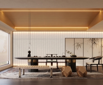 New Chinese Style Tea House-ID:866671098