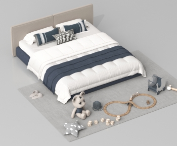 Modern Child's Bed-ID:832134965