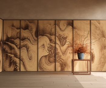 Wabi-sabi Style Partition-ID:772090915