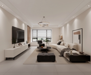 Modern A Living Room-ID:639673958