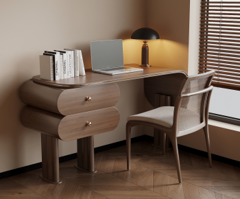 Modern Computer Desk And Chair-ID:649007089