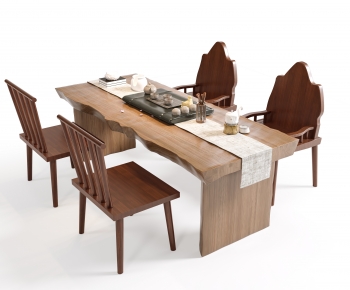 New Chinese Style Tea Tables And Chairs-ID:703289517