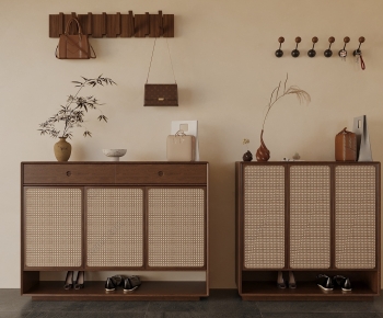 Wabi-sabi Style Shoe Cabinet-ID:222855097